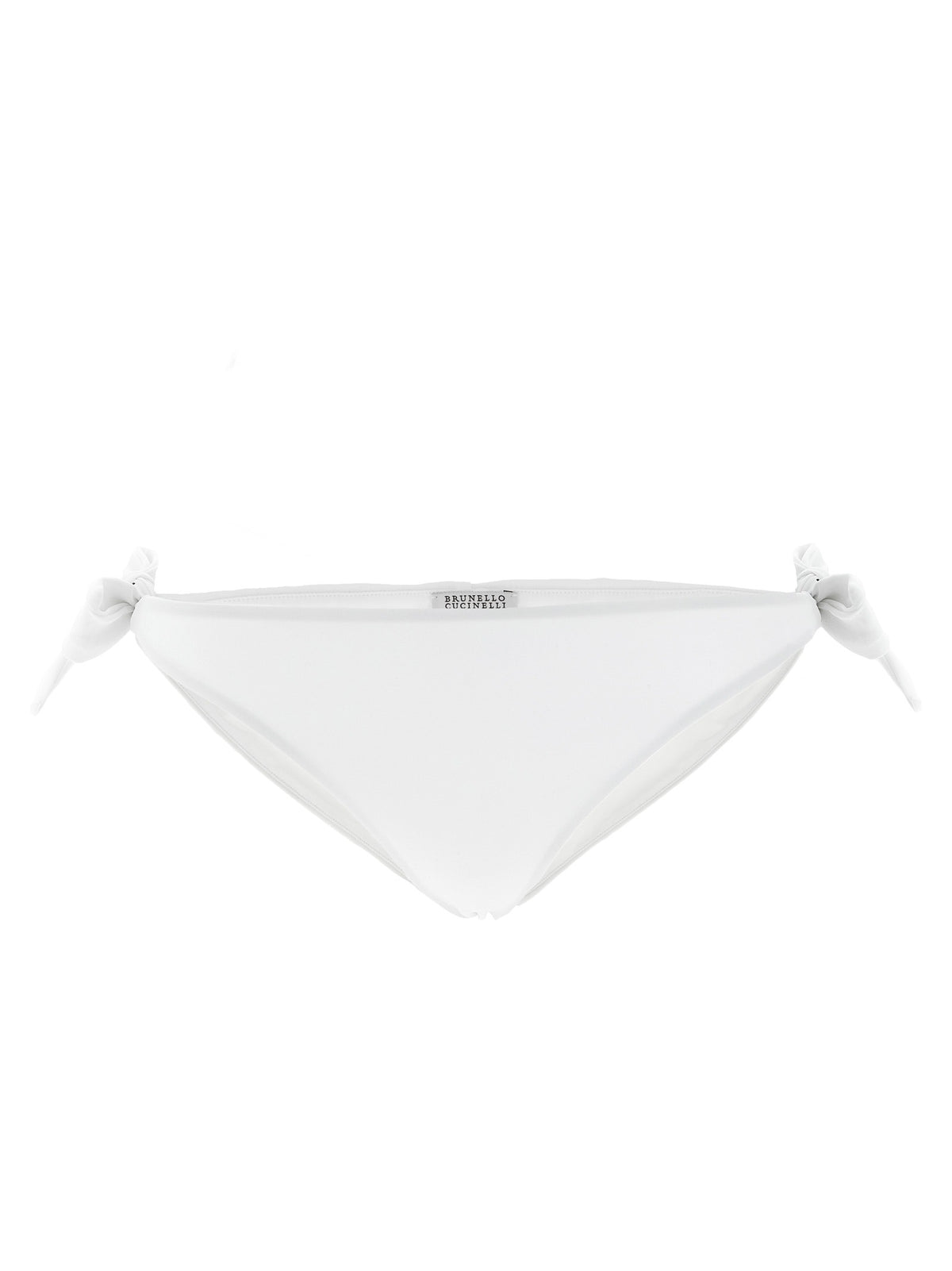 White Polyamide Swim Briefs