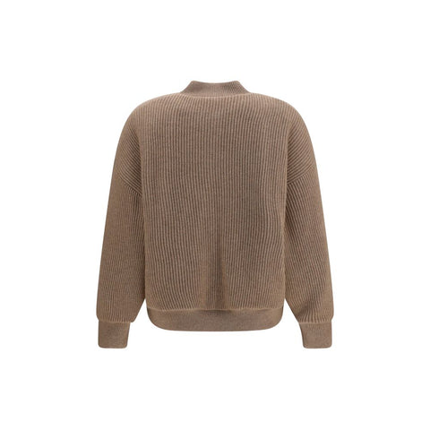 Beige Cashmere Bomber