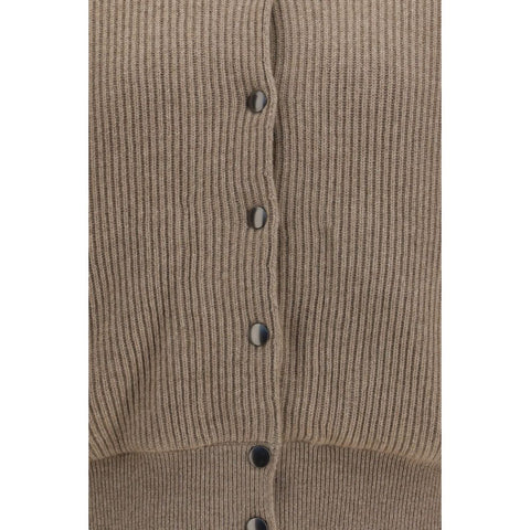 Beige Cashmere Bomber