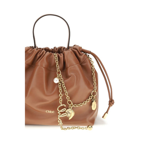 Brown Lamb Ovis Aries Shoulder Bag