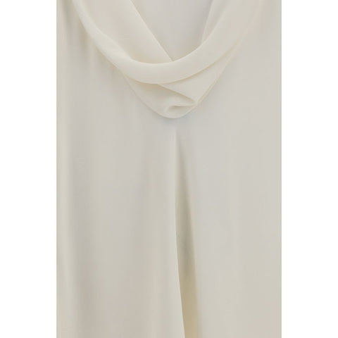 Beige Silk Blouse