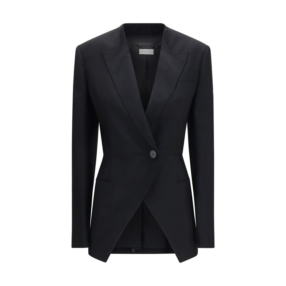 Black Wool Oves Aries Blazer