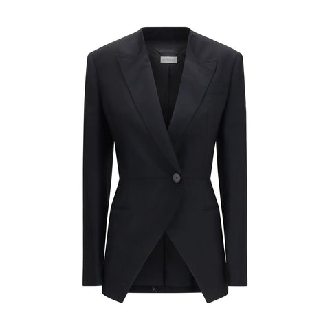 Black Wool Oves Aries Blazer