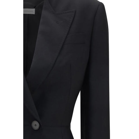 Black Wool Oves Aries Blazer