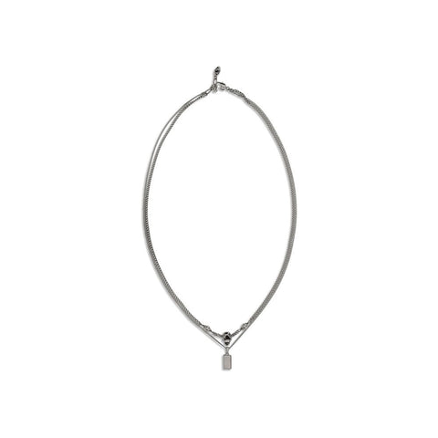 Silver Brass Necklace