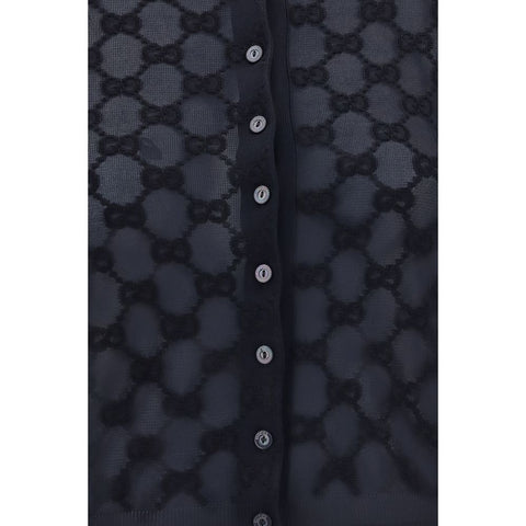 Black Viscose Cardigan