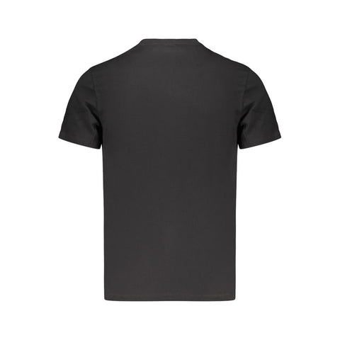 Black Cotton Men's T-Shirt