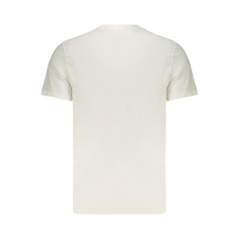 White Cotton Men's T-Shirt