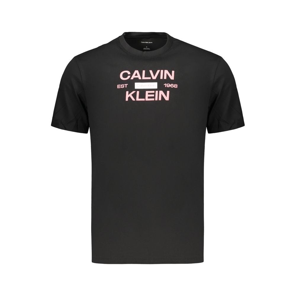Black Cotton Men's T-Shirt