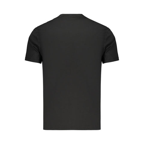 Black Cotton Men's T-Shirt