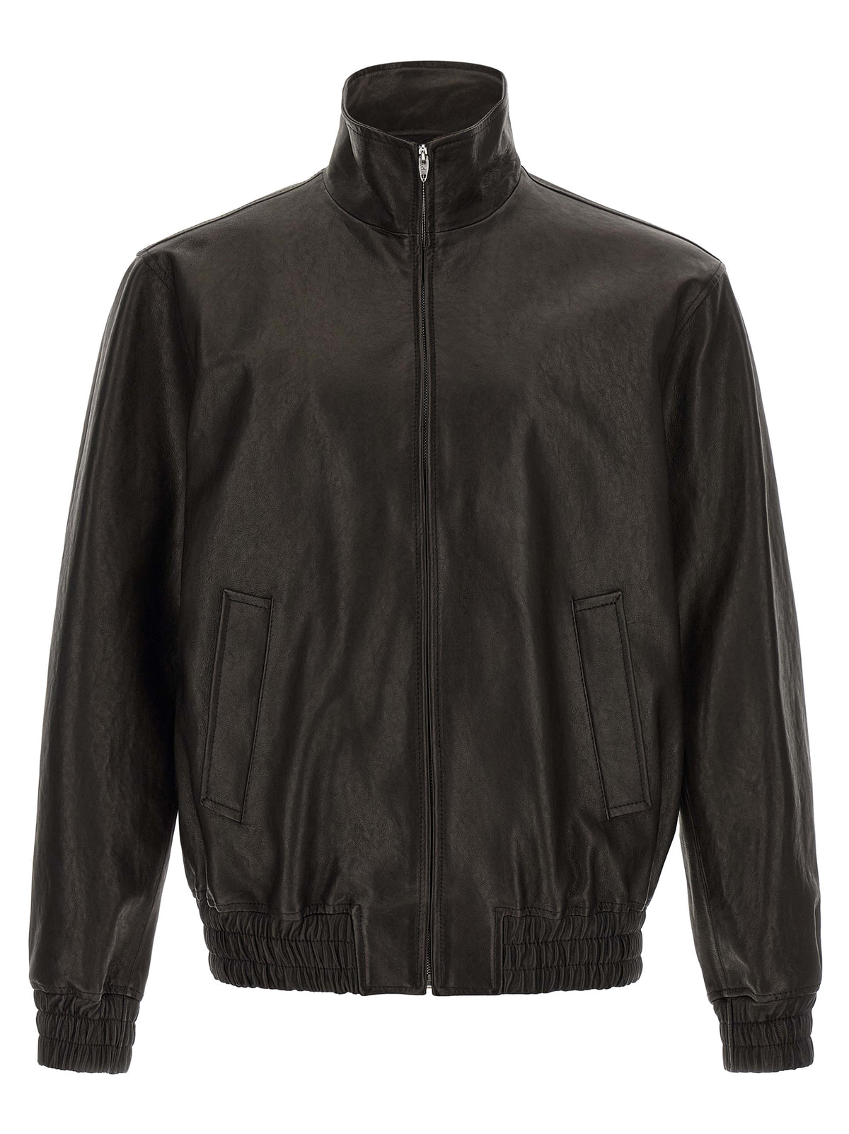 Black Calfskin Leather Jacket