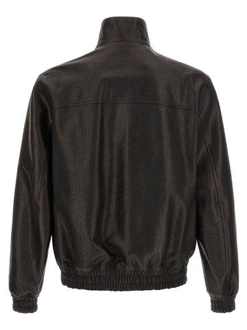 Black Calfskin Leather Jacket