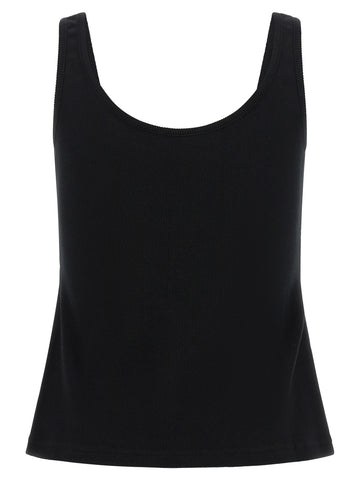 Black Cotton Tank Tops
