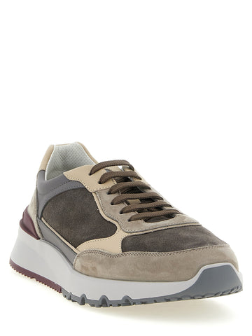 Multicolor Calfskin Athletic Sneakers