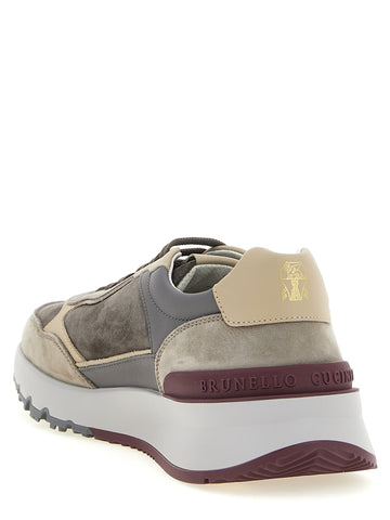 Multicolor Calfskin Athletic Sneakers