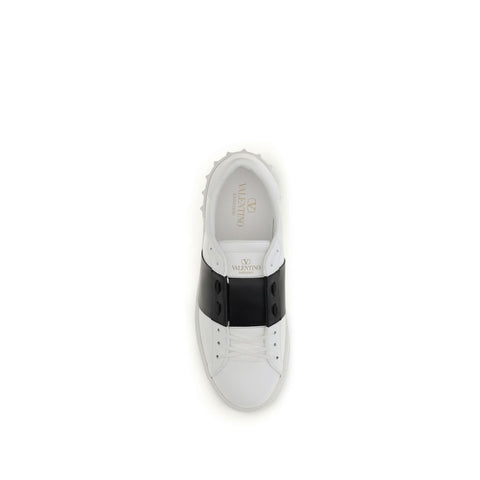 Blue Calf Leather Bos Taurus Low Top Sneakers