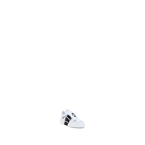 White Calf Leather Bos Taurus Athletic Sneakers