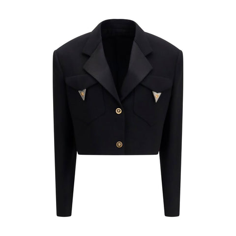 Black Wool Oves Aries Blazer