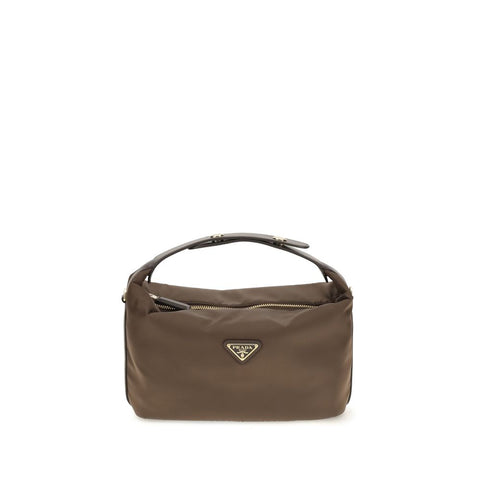 Brown Recycled Polyamide Handbag