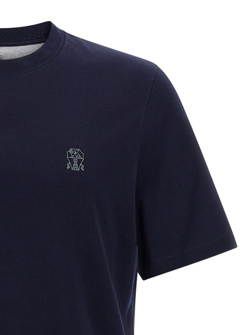 Blue Cotton T-Shirt