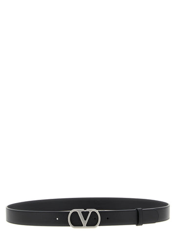 Black Calfskin Regular Belt