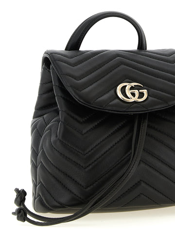 Black Lamb Leather Backpack