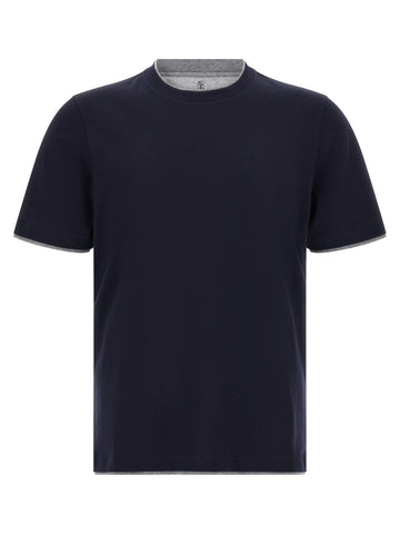 Blue Cotton T-Shirt