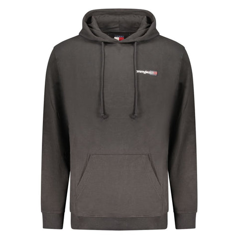 Black Cotton Men's Sweatshirt