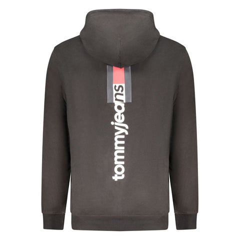 Black Cotton Men's Sweatshirt
