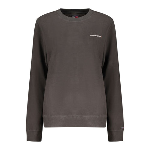 Black Cotton Women's Sweatshirt