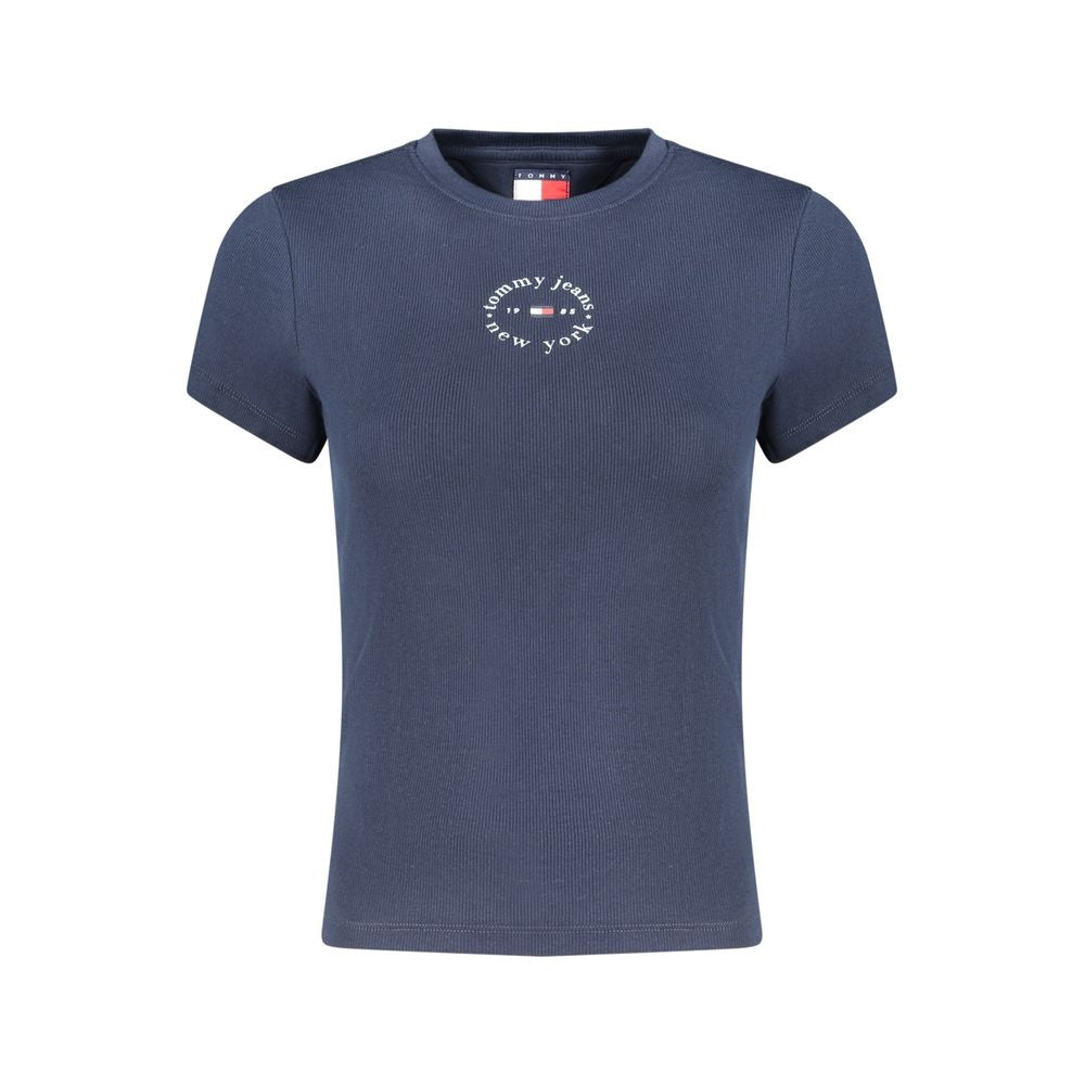 Blue Cotton Women's T-Shirt