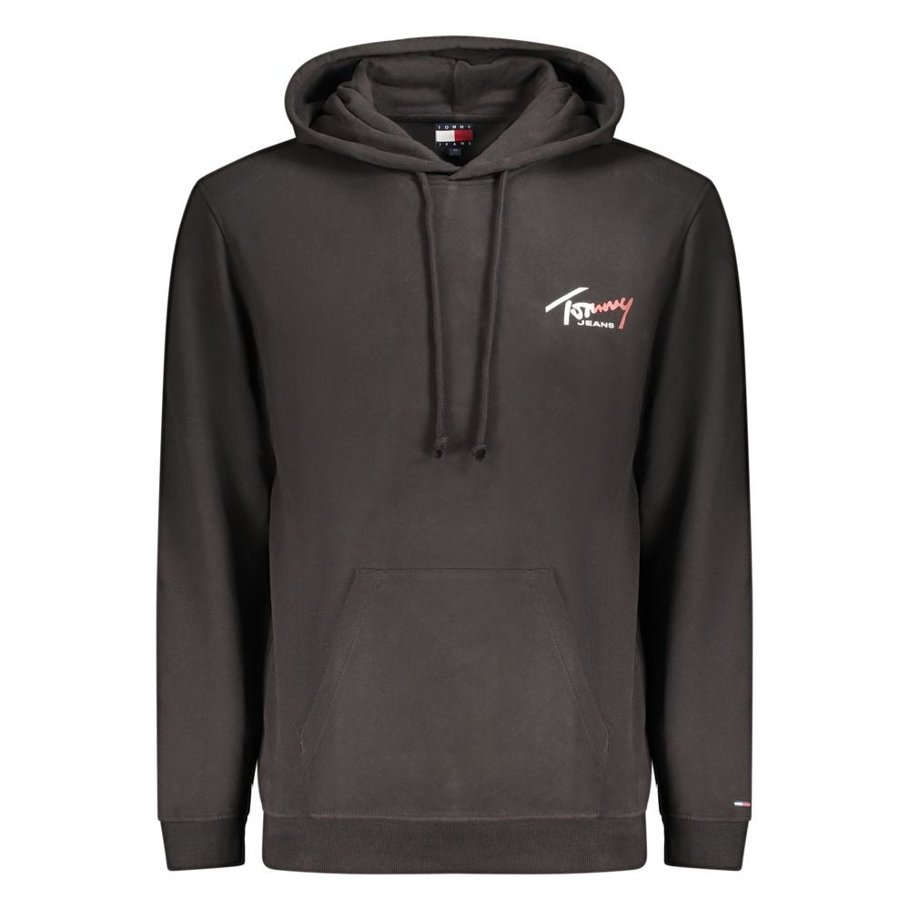 Black Cotton Men's Sweatshirt