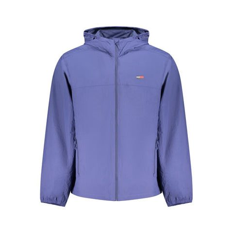 Blue Polyamide Men's Jacket