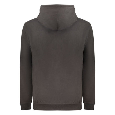Black Cotton Men's Sweatshirt