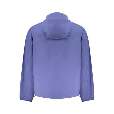 Blue Polyamide Men's Jacket