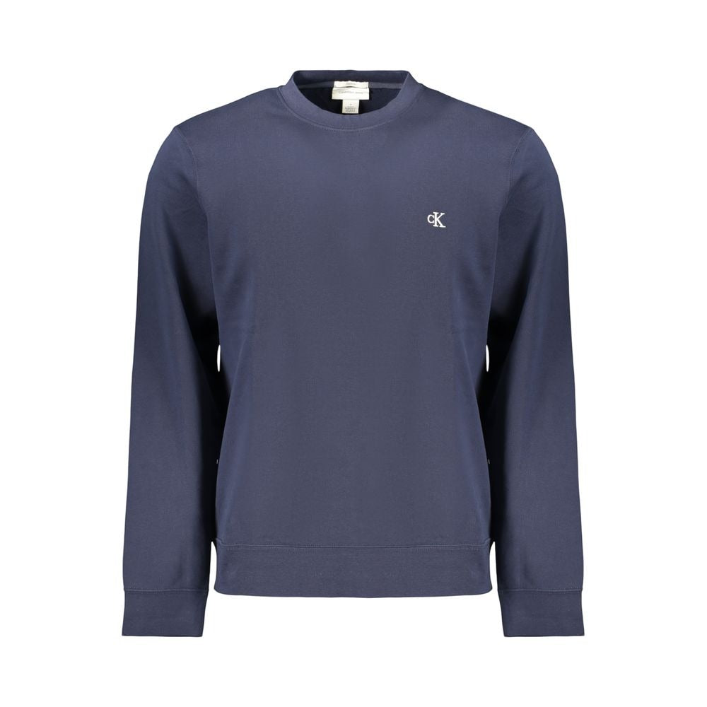 Blue Cotton Men's Sweatshirt