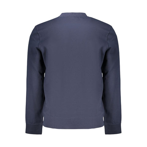Blue Cotton Men's Sweatshirt