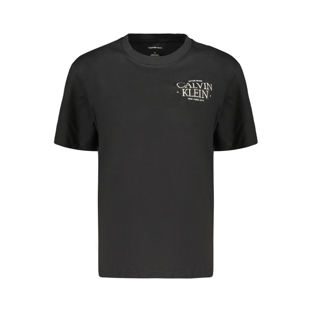 Black Cotton Women's T-Shirt