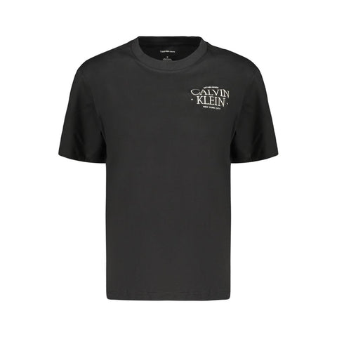 Black Cotton Women's T-Shirt