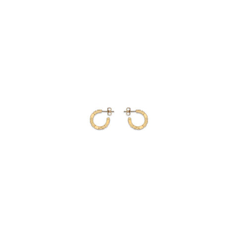 Gold Brass Earrings