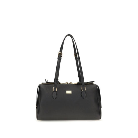 Black Calf Leather Bos Taurus Shoulder Bag