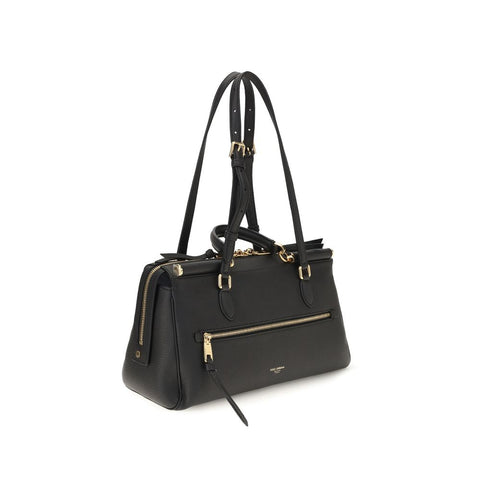 Black Calf Leather Bos Taurus Shoulder Bag