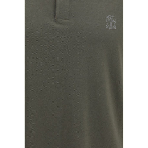 Bicolor Cotton Polo Shirt