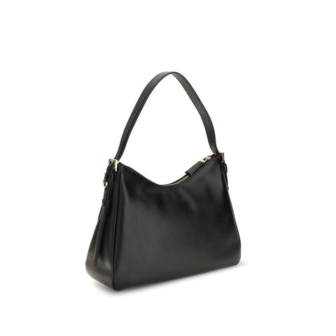 Black Calf Leather Bos Taurus Shoulder Bag