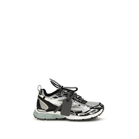 Gray Polyester Athletic Sneakers