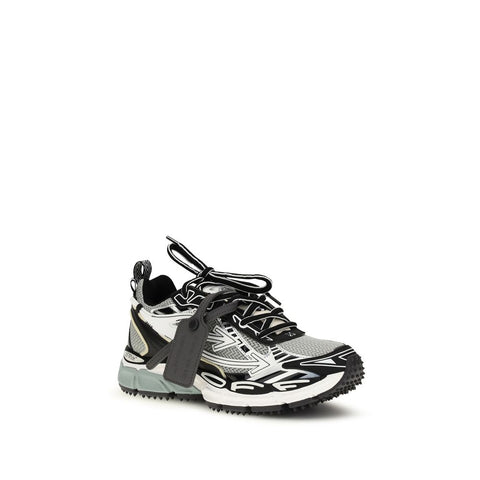 Gray Polyester Athletic Sneakers