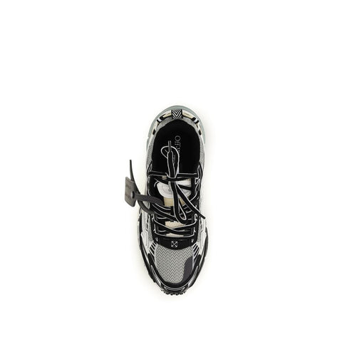 Gray Polyester Athletic Sneakers