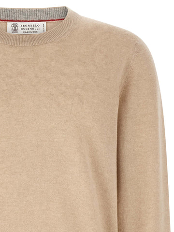 Beige Cashmere Cardigan