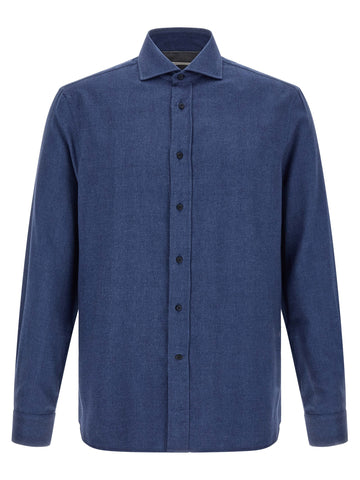 Blue Cotton Blouse