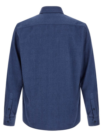 Blue Cotton Blouse